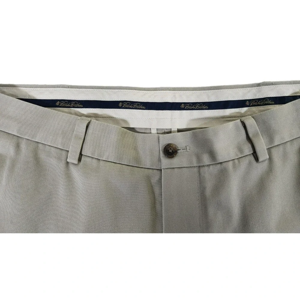 Brooks Brother Advantage Chino Hudson Pants Men's 36x34* Beige Straight